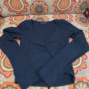 Brandy Melville navy long sleeve top